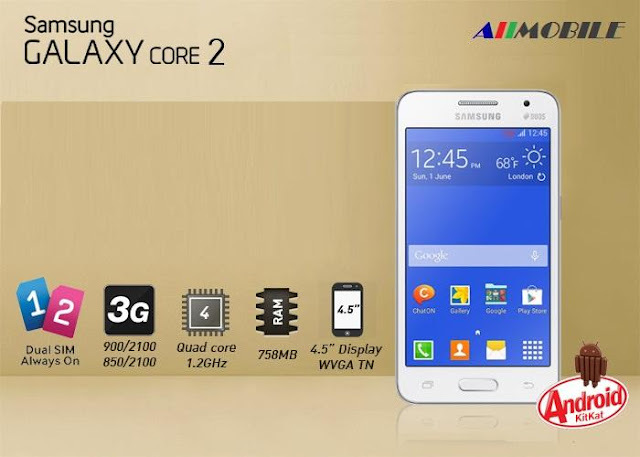 Spesifikasi Samsung Galaxy Core 2 Terbaru