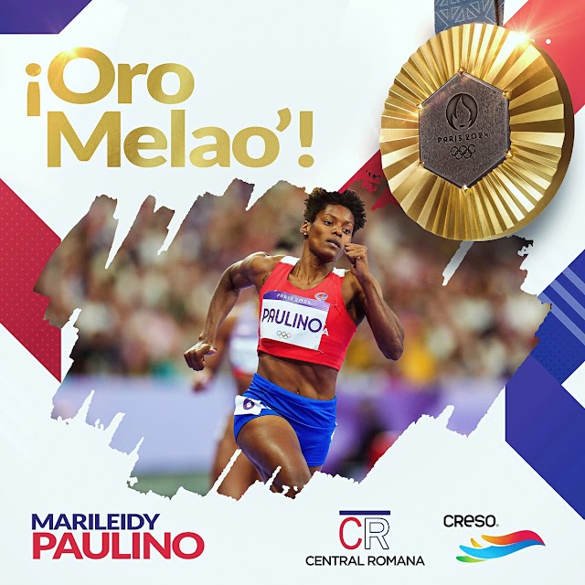 Central Romana celebra triunfo de Marileidy Paulino al ganar medalla de oro en los Juegos Olímpicos París 2024