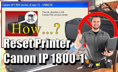 cara reset printer canon ip 1980