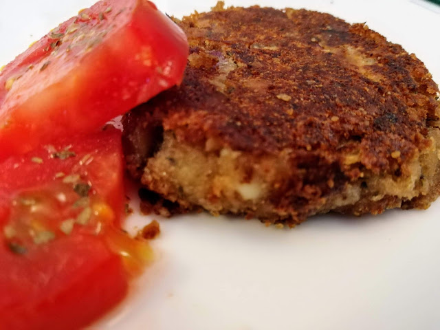 Chestnut and feta cheese burgers by Dad's Cuisine