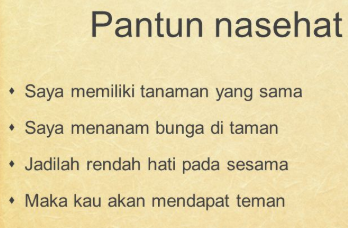 Contoh Soal Dan Materi Pelajaran 3 Contoh Pantun Nasehat Berbalas