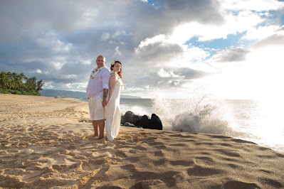 Hawaii Sunset Wedding