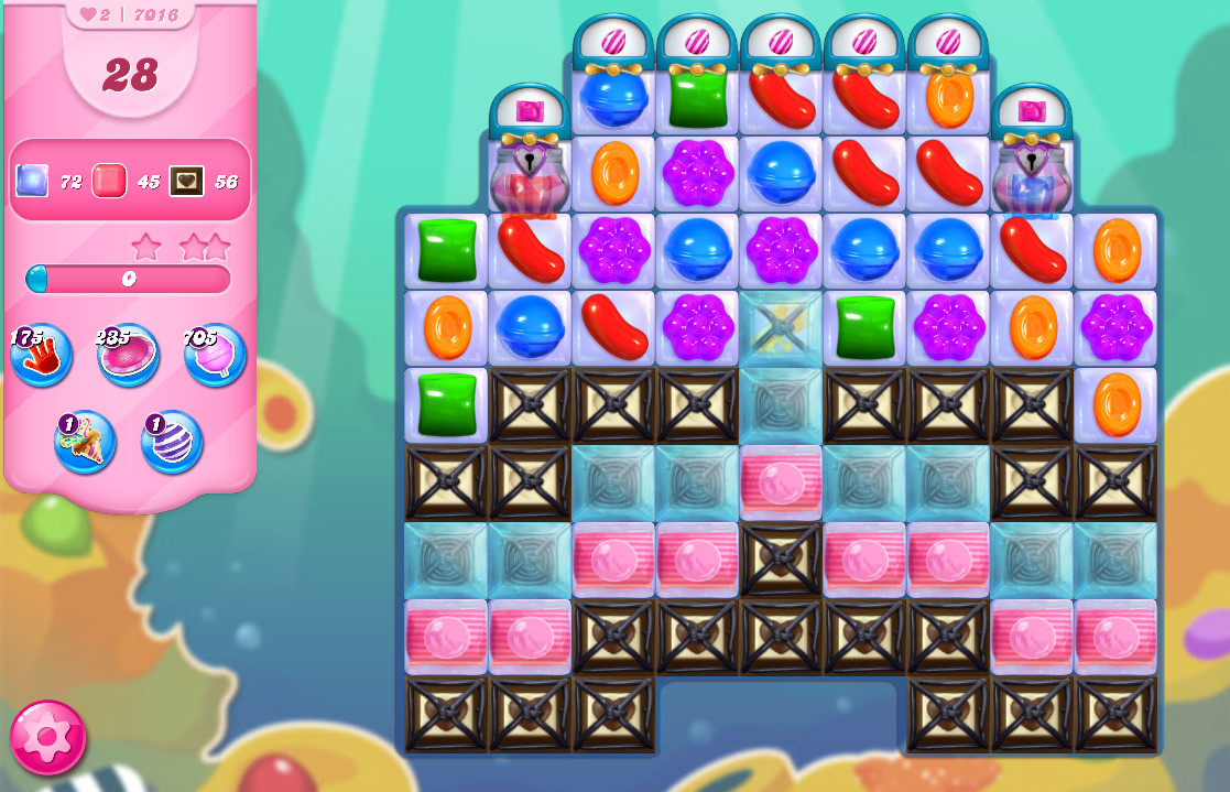 Candy Crush Saga level 7016