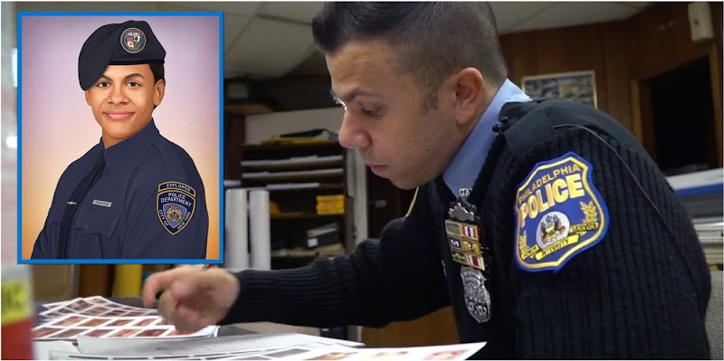 Dibujante de la policía de Filadelfia crea retrato en honor al sueño de detective de estudiante dominicano asesinado en El Bronx