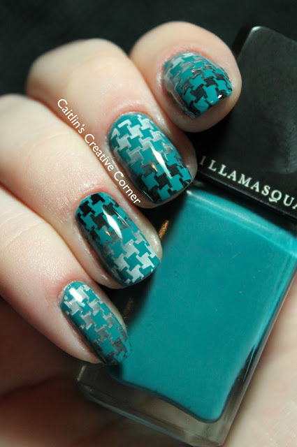 Illamasqua Muse stamped gradient houndstooth