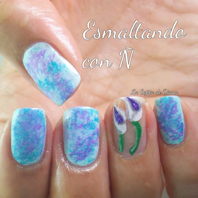 esmaltandoconñ-saranwrap-nails