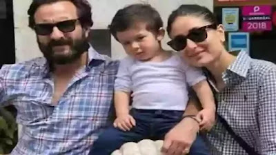 Saif Ali Khan along with Kareena and Taimur went out of the house to walk on Marine Drive without Mask