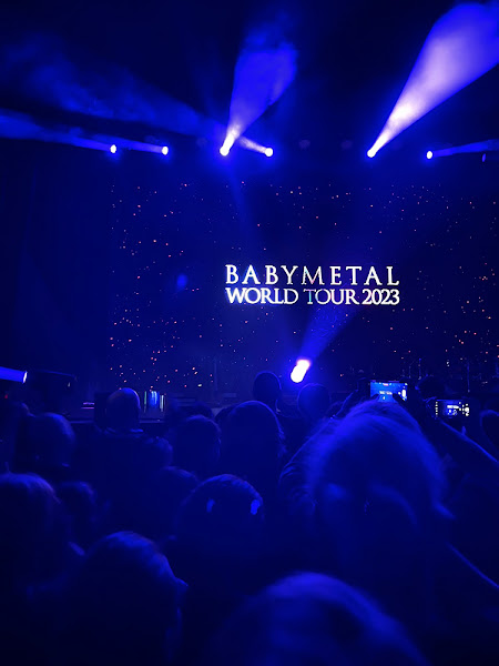 Babymetal Concert - blue lights