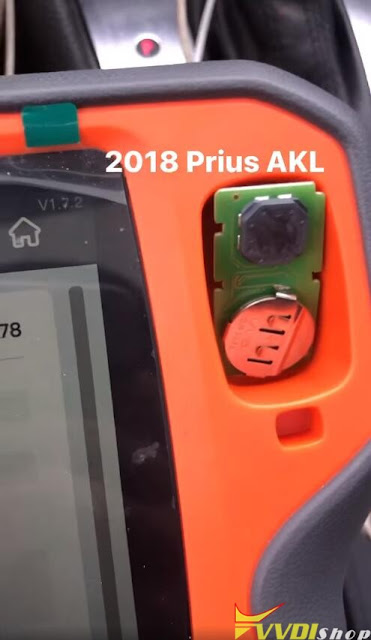 Program 2018 Prius All Keys Lost with VVDI Key Tool Plus 6
