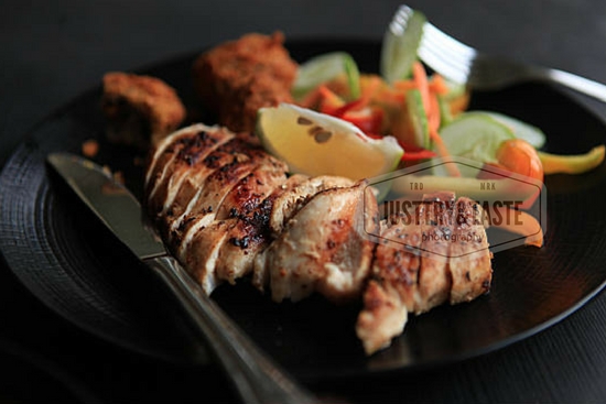 Resep Pan Grilled Ayam dengan Jamur Goreng  Just Try & Taste