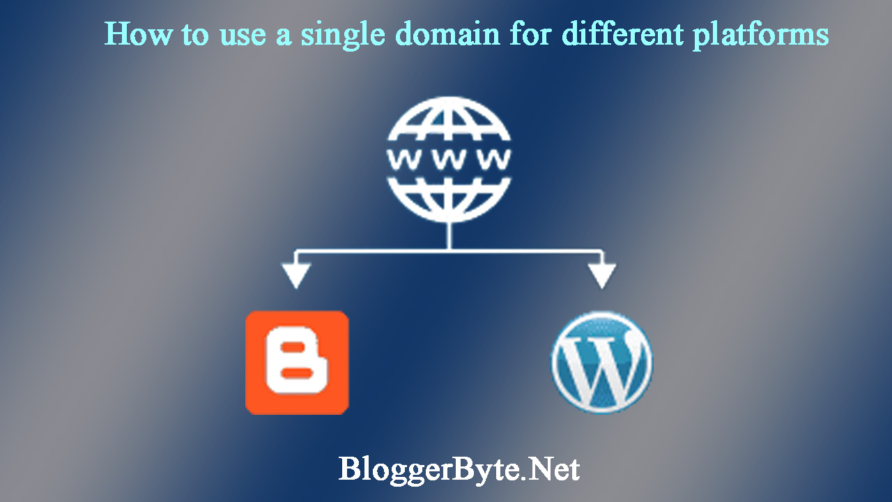 How to use a single domain for several different platforms