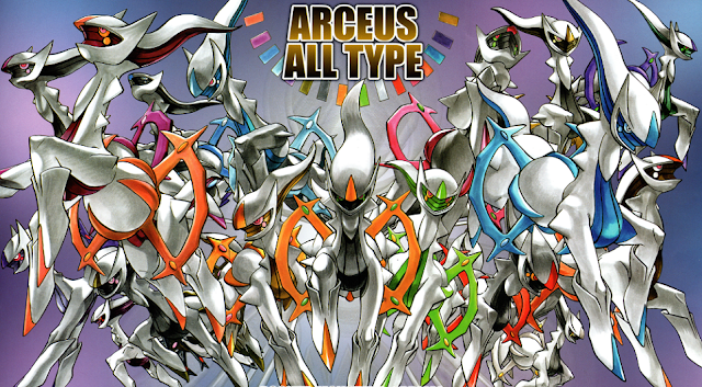 pokemon adventures manga arceus all types