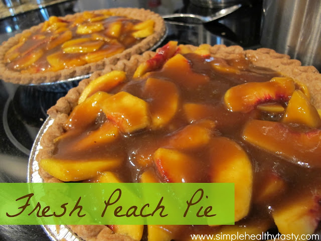 Simple Fresh Peach Pie