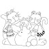 Gatinhos Arteiros para Colorir