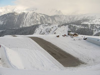 Bandara Courchevel, Prancis, Pegunungan Alpen