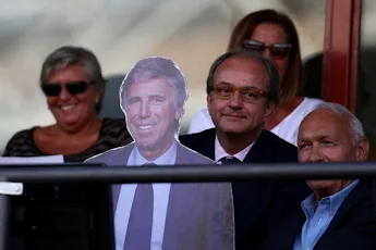 Pic of the day: Cardboard cutout fills seat of banned Genoa president