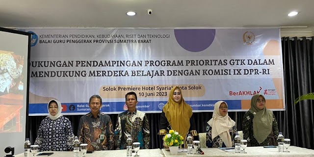 Lisda Hendrajoni Berikan Pendampingan Program Perioritas GTK dalam Mendukung Kurikulum Merdeka Belajar di Sumatera Barat
