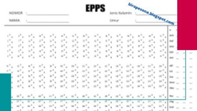 Lembar Kerja Tes Psikologi  EPPS