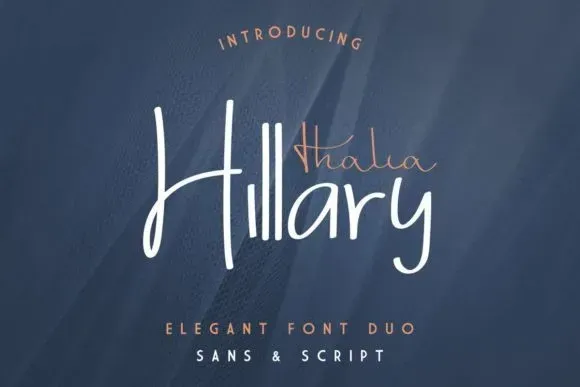 Thalia Hillary Font Duo