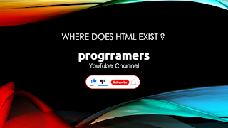 Where does HTML exist?