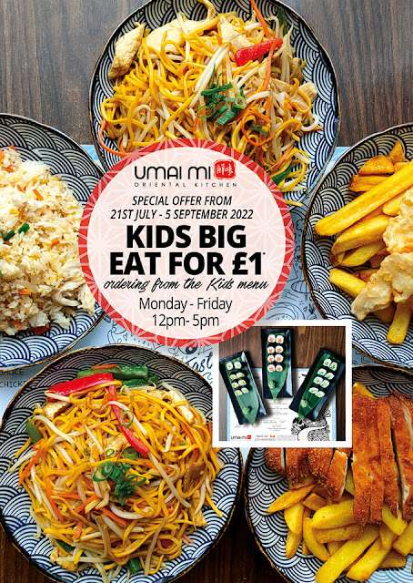 Where do kids eat free in Newcastle City Centre?  - Umai Mi Eldon Square