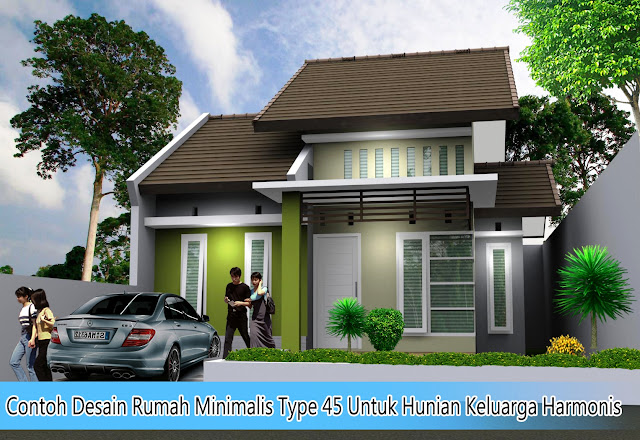 desain rumah minimalis type 45 