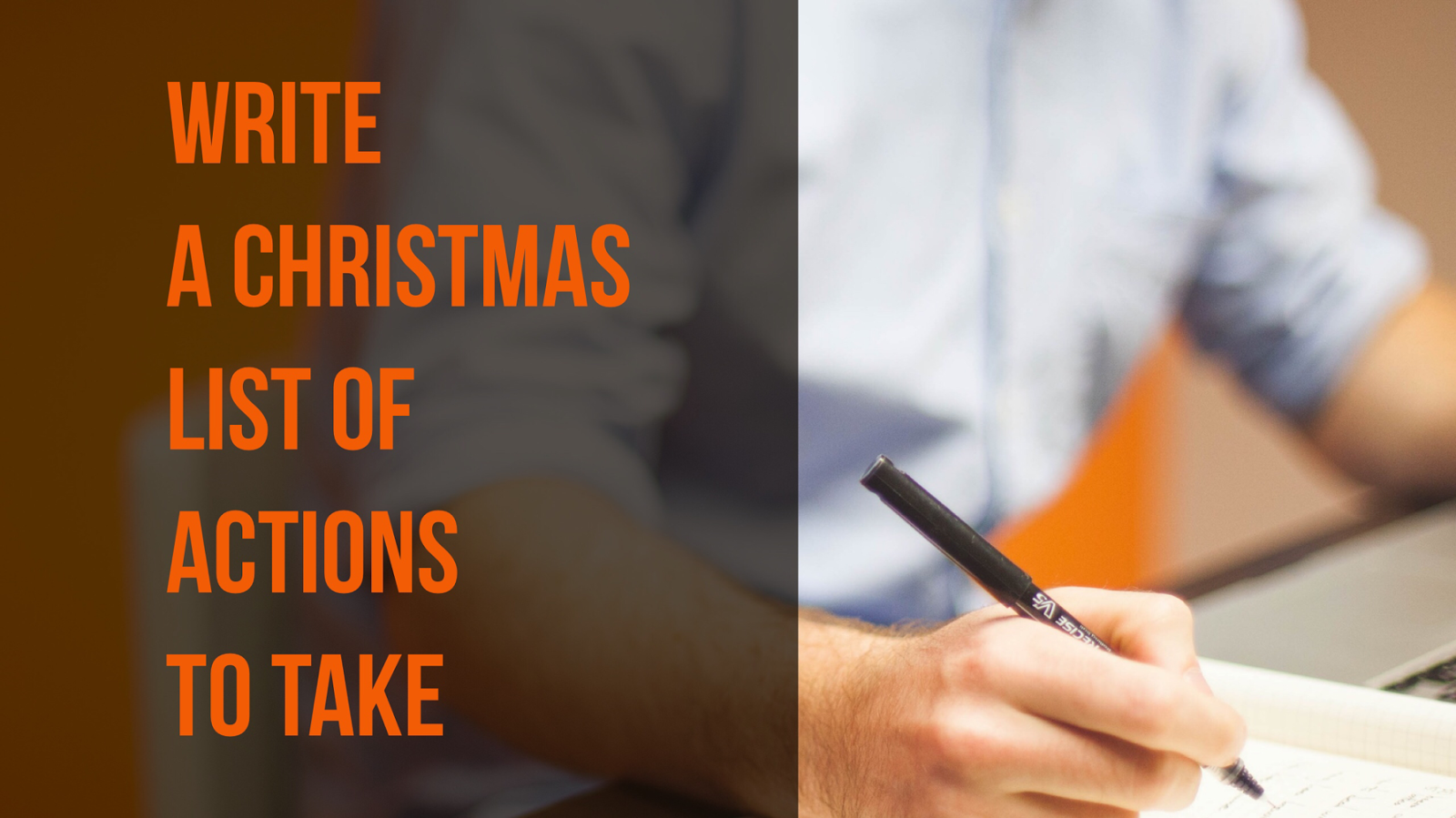 write a list of what you need to do for Christmas