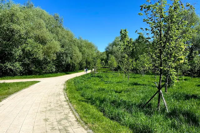 улица Твардовского, западный берег Москва-реки