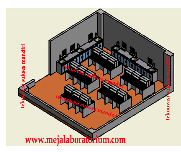 MEJA LABORATORIUM FURNITURE LABORATORIUM Desain Meja 