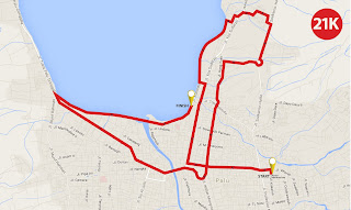 Rute 21KM Palu Nomoni International Marathon 2016 pemerintah kota palu sulawesi tengah