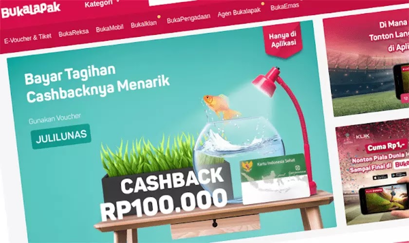 Gratis Praktis, Begini Cara Mendapatkan Uang Dari Bukalapak