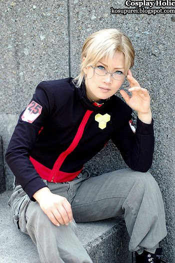 unknown cosplay 117 / macross frontier cosplay - mikhail michael blanc