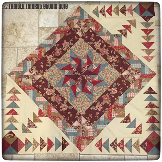 Medallion Quilt Challenge by Thistle Thicket Studio. www.thistlethicketstudio.com