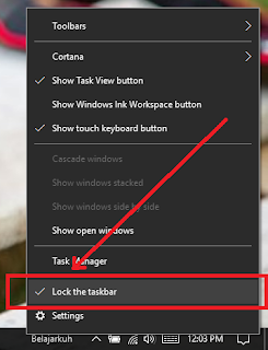 Membuat Icon Program Berada di Tengah Taskbar