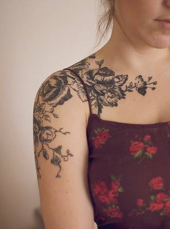 flower tattoos for girls