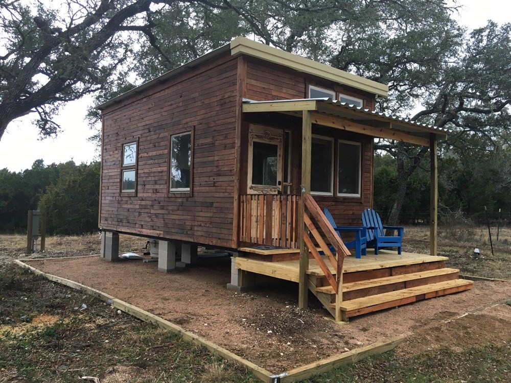 tiny house town: texas cabin for sale 216 sq ft