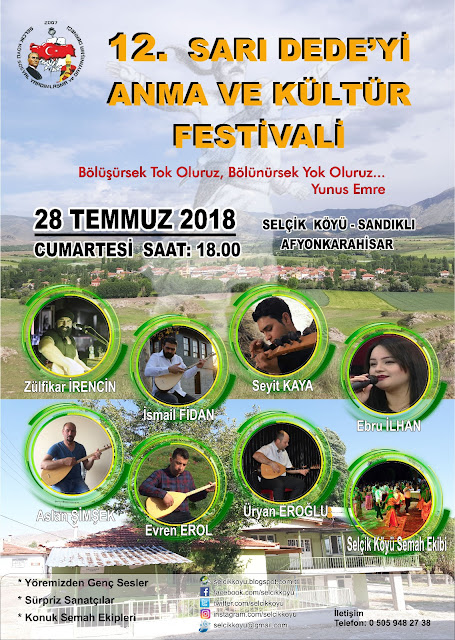 Selçik'te 12. Sarı Dede'yi Anma ve Kültür Festivali