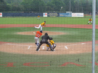 First pitch, Twins vs. HCAW