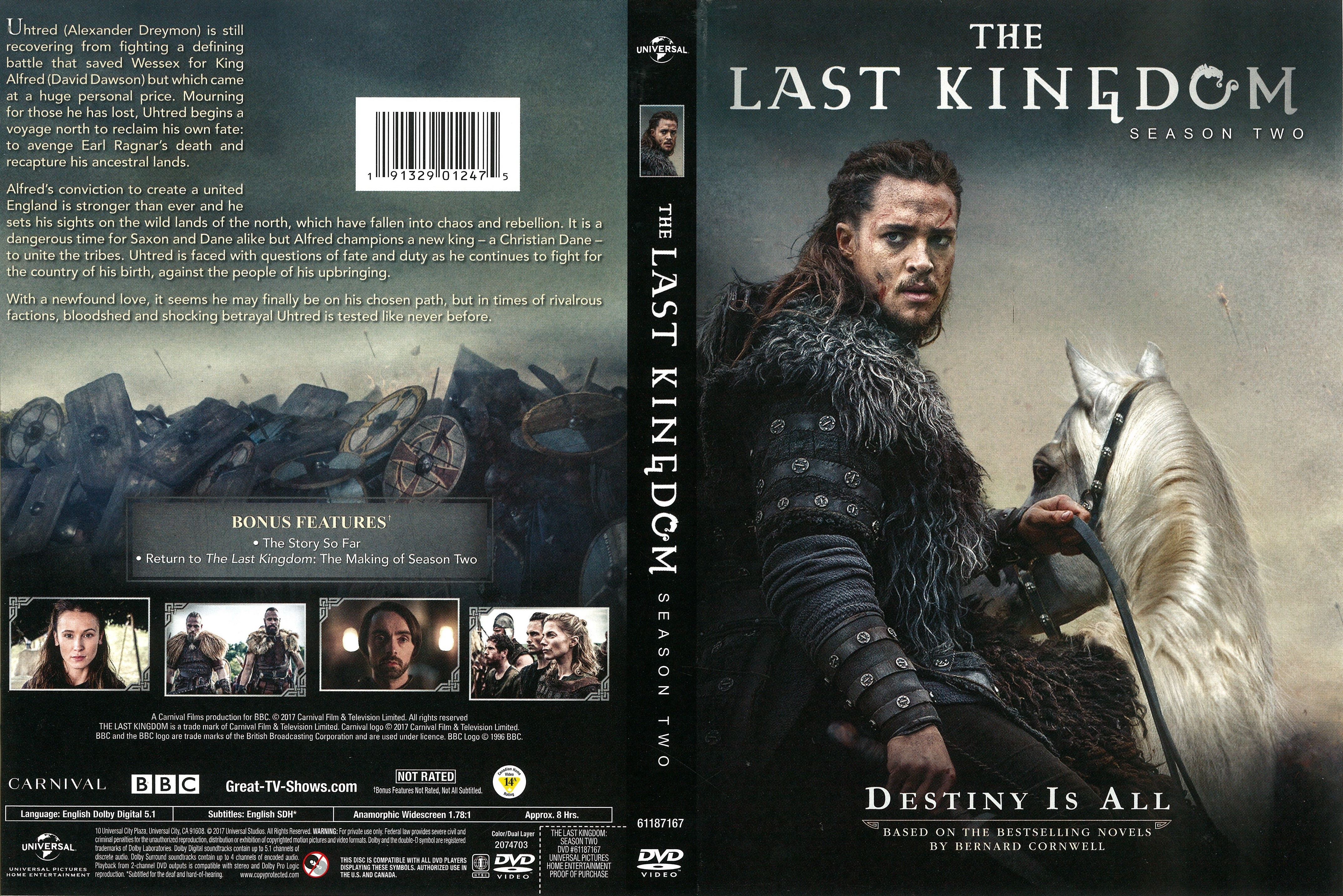 The Last Kingdom Season 2 DVD Cover - Cover Addict - Free 