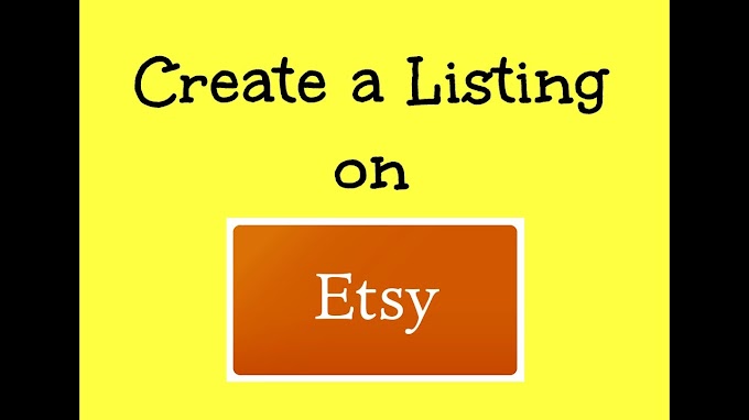 Create a Listing on Etsy