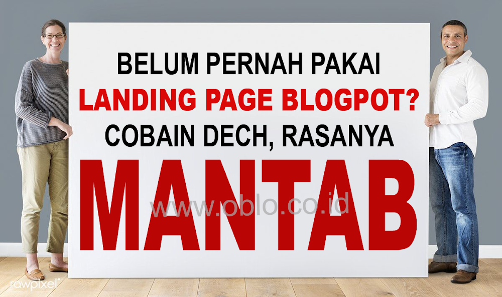 Landing Page Blogspot Terbaru 2021