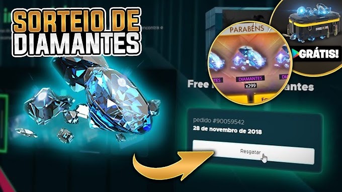 SORTEIO DE MIL DIAMANTES NO FREE FIRE!