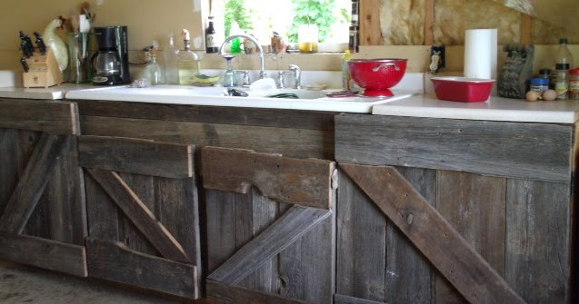 I MADE THAT MYSELF: Barn Wood Kitchen Cabinets