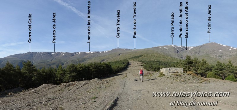 Cerros Trevelez - Granados - Peñón del Muerto I y II - Plaza de los Lobos