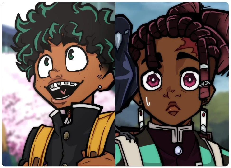 日本のアニメキャラの黒人化が海外で流行 Blacktober とは 海外の反応 かいこれ 海外の反応 コレクション