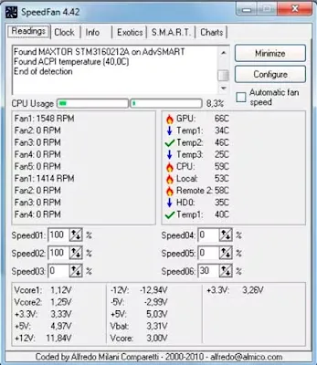 speedfan temperatura de mi computadora