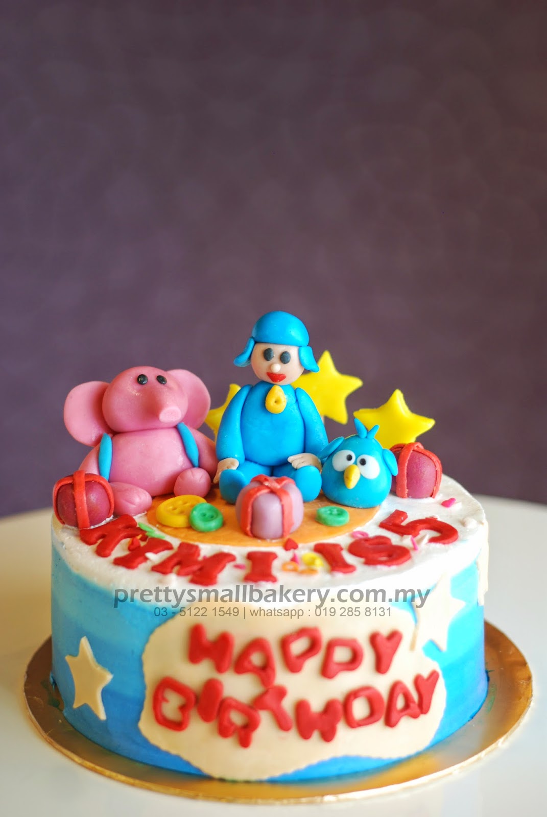 Kek birthday pocoyo - Prettysmallbakery