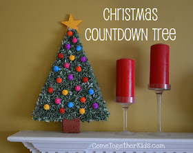 christmas countdown tree advent calendar