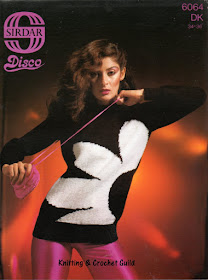 1980s vintage knitting pattern; picture knits