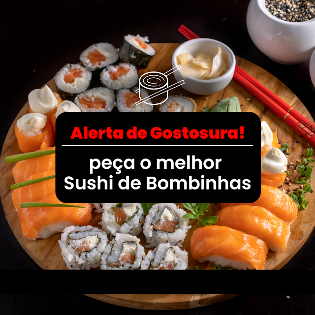Quer pedir sushi em Bombinhas?